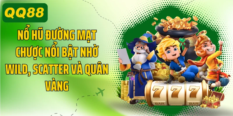 Nổ hũ đường mạt chược nổi bật nhờ Wild, Scatter và quân vàng